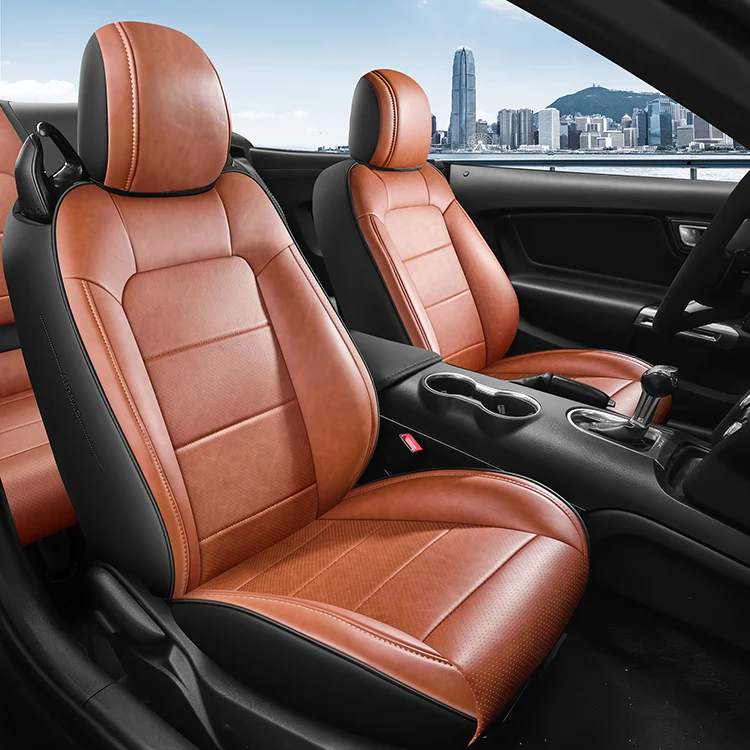 Чехол на сиденье кабриолета Ford Mustang, изготовленный по индивидуальному заказу