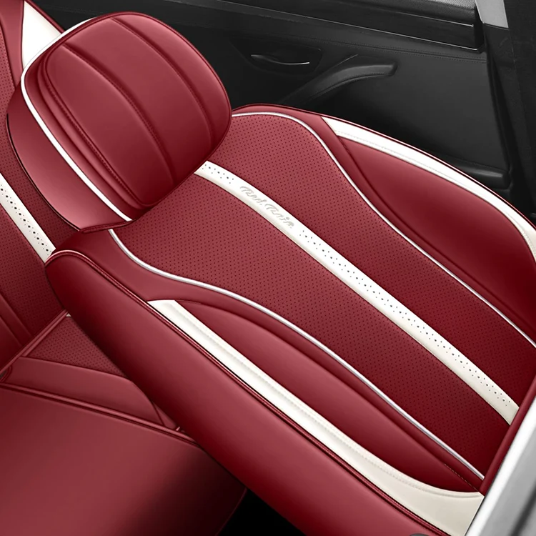 Leather Universal Car Seat Covers Full Set